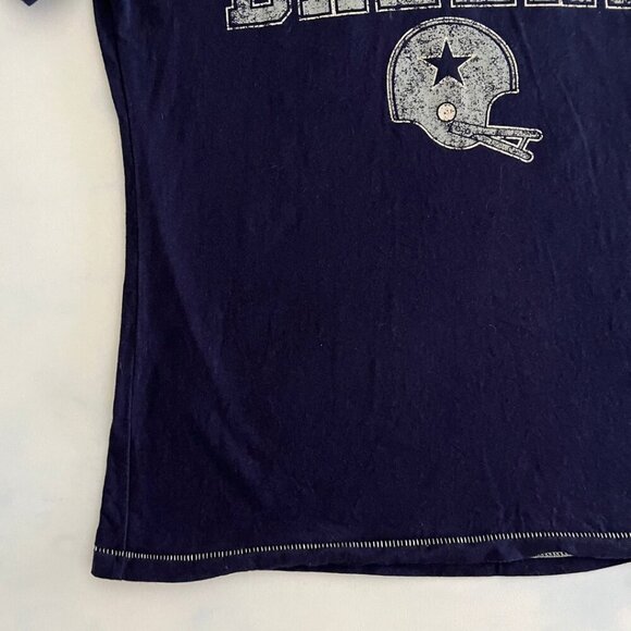 Dallas Cowboys NFL Cotton Lace Up Elliott 21 Short Sleeve Shirt - Picture 4 of 7